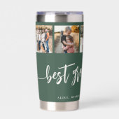 Bester Opa ever 5 Foto-Collage personalisiert Thermobecher (Vorderseite)
