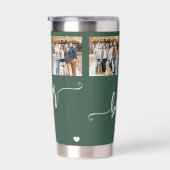 Bester Opa ever 5 Foto-Collage personalisiert Thermobecher (Rechts)