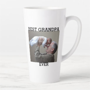 Bester Opa ever Eigenes Foto erstellen Milchtasse