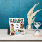Bester Opa ever Enkelkinder 10 Foto-Collage    Fotoplatte (InSitu)