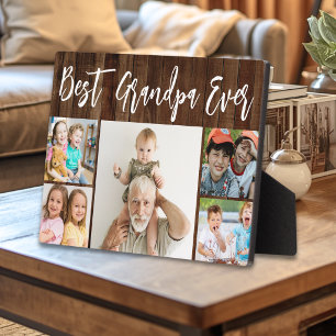 Bester Opa Ever Enkelkinder 5 Foto Holz Fotoplatte