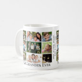 Bester Opa Ever Foto-Collage Kaffeetasse (Vorderseite Links)