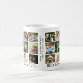 Bester Opa Ever Foto-Collage Kaffeetasse (Mittel)