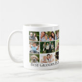Bester Opa Ever Foto-Collage Kaffeetasse (Links)