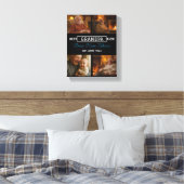 Bester Opa Ever Foto-Collage Leinwanddruck (Insitu (Schlafzimmer))