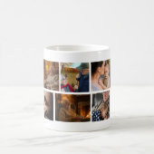 Bester Opa ever Foto-Collage und individueller Tex Kaffeetasse (Mittel)