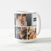 Bester Opa ever Foto-Collage und individueller Tex Kaffeetasse (VorderseiteRechts)