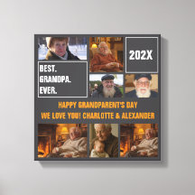 Bester Opa Ever Foto-Collage und individueller Tex