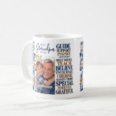 Bester Opa ever Foto-Geschenk Kaffeetasse (Vorderseite Links)