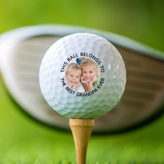 Bester Opa Ever Foto Golfball