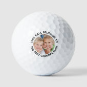 Bester Opa Ever Foto Golfball (Vorderseite)