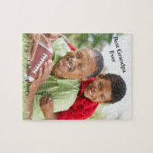 Bester Opa ever Foto Name Puzzle (Horizontal)