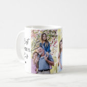 Bester Opa Ever Großvater 2 Foto Kaffeetasse (Vorderseite Links)