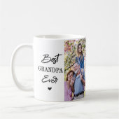 Bester Opa Ever Großvater 2 Foto Kaffeetasse (Links)