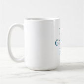Bester Opa Ever in blauer Schrift Kaffeetasse (Links)