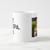 Bester Opa Ever Individueller Fotobecher Jumbo-Tasse (Vorderseite)