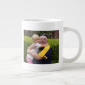 Bester Opa Ever Individueller Fotobecher Jumbo-Tasse (Rechts)