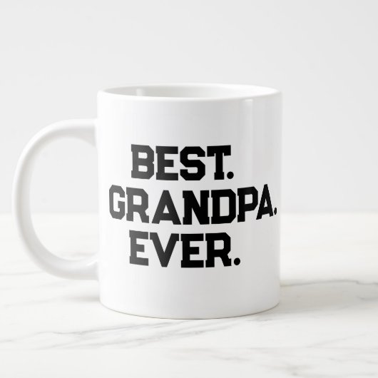 Bester Opa Ever Individueller Fotobecher Jumbo-Tasse (Links)