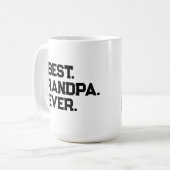 Bester Opa Ever Individueller Fotobecher Kaffeetasse (Vorderseite Links)