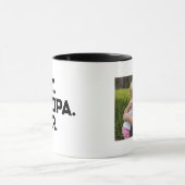 Bester Opa Ever Individueller Fotobecher Tasse (Zentrum)