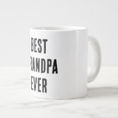 Bester Opa ever Jumbo-Tasse (Vorderseite Rechts)