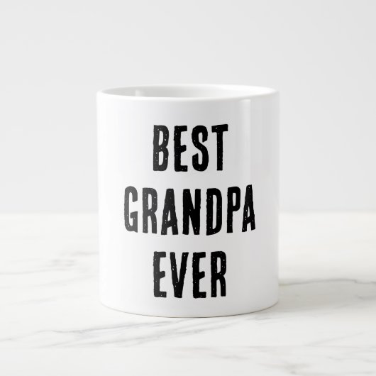 Bester Opa ever Jumbo-Tasse (Vorderseite)