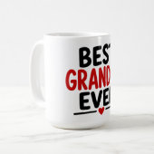 Bester Opa Ever Kaffeetasse (Vorderseite Links)