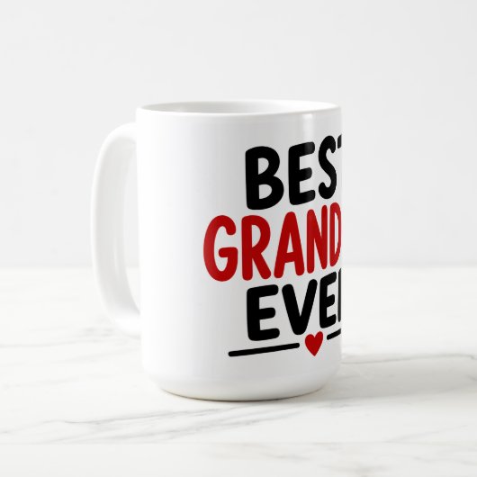 Bester Opa Ever Kaffeetasse (Vorderseite Links)