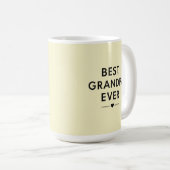 Bester Opa ever  Kaffeetasse (VorderseiteRechts)