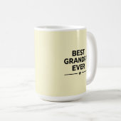 Bester Opa ever  Kaffeetasse (VorderseiteRechts)