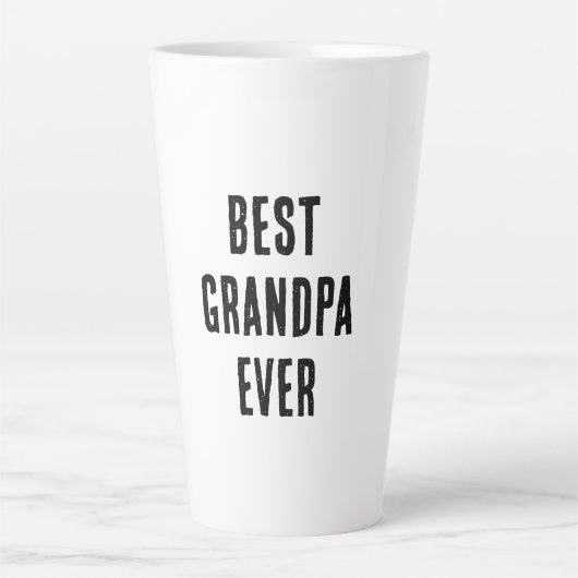 Bester Opa ever Milchtasse (Vorderseite)