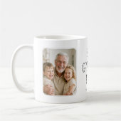 Bester Opa Ever Minimalistische Fotocollage Kaffeetasse (Links)
