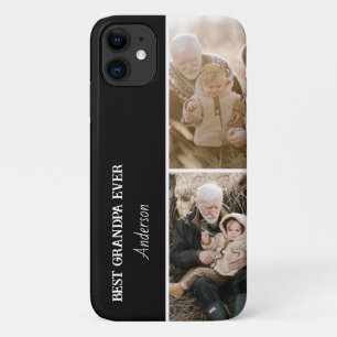 Bester Opa Ever Modern 2-Foto-Collage  Case-Mate iPhone Hülle