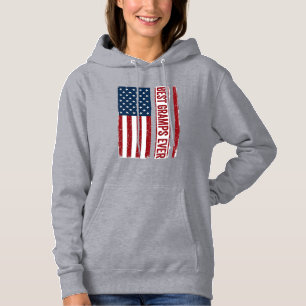 Bester Opa ever Patriotische Flagge Vektor Design_ Hoodie