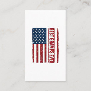 Bester Opa ever Patriotische Flagge Vektor Design_ Visitenkarte