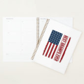 Bester Opa ever patriotisches Flaggenvektor-Design Planer (Anzeige)