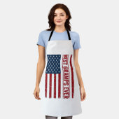 Bester Opa ever patriotisches Flaggenvektor-Design Schürze (Getragen)