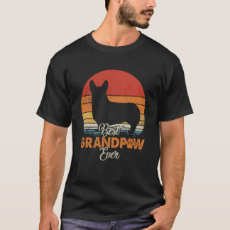 Bester Opa Ever Pembroke Welsh Corgi Großvater T-Shirt