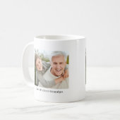 Bester Opa Ever Personalisiertes Vollfoto-Geschenk Kaffeetasse (Vorderseite Links)