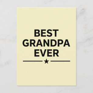 Bester Opa ever  Postkarte