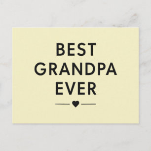 Bester Opa ever  Postkarte