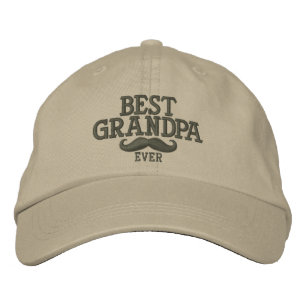 Bester Opa Ever Schnurrbart Stickerei Bestickte Kappe