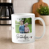 Bester Opa Ever Schrift 1 oder 2 Fotos Kaffeetasse