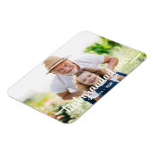 Bester Opa Ever Schrift Foto Magnet (Linke Seite)