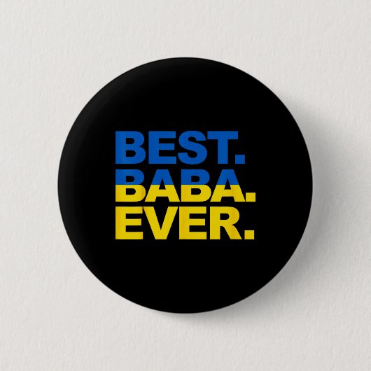 Bester Opa ever Stolz Ukrainische Oma Muttertag Button (Vorderseite)