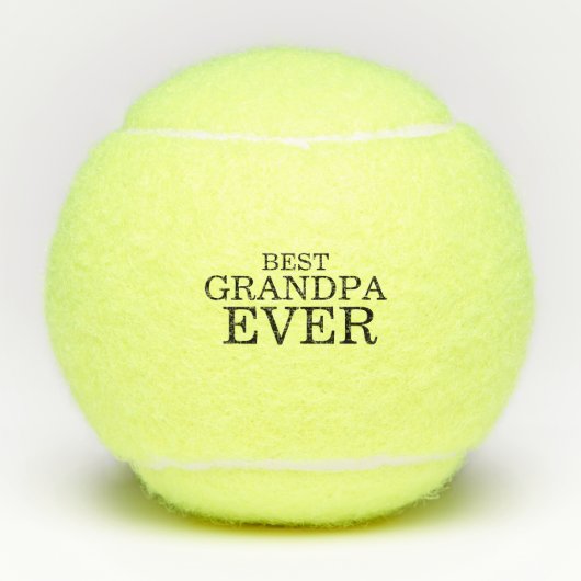 Bester Opa Ever Tennisbälle (Vorderseite)