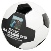 Bester Opa ever zum Vatertag Fußball (Dreiviertel)