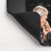Bester Opa-Foto dunkelblauer Text Mousepad (Ecke)