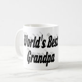 Bester Opa-Foto-Text Kaffeetasse (Vorderseite Links)