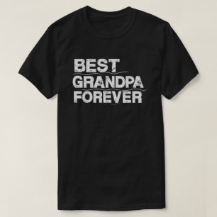 Bester Opa für immer Vintage-Zitat T-Shirt